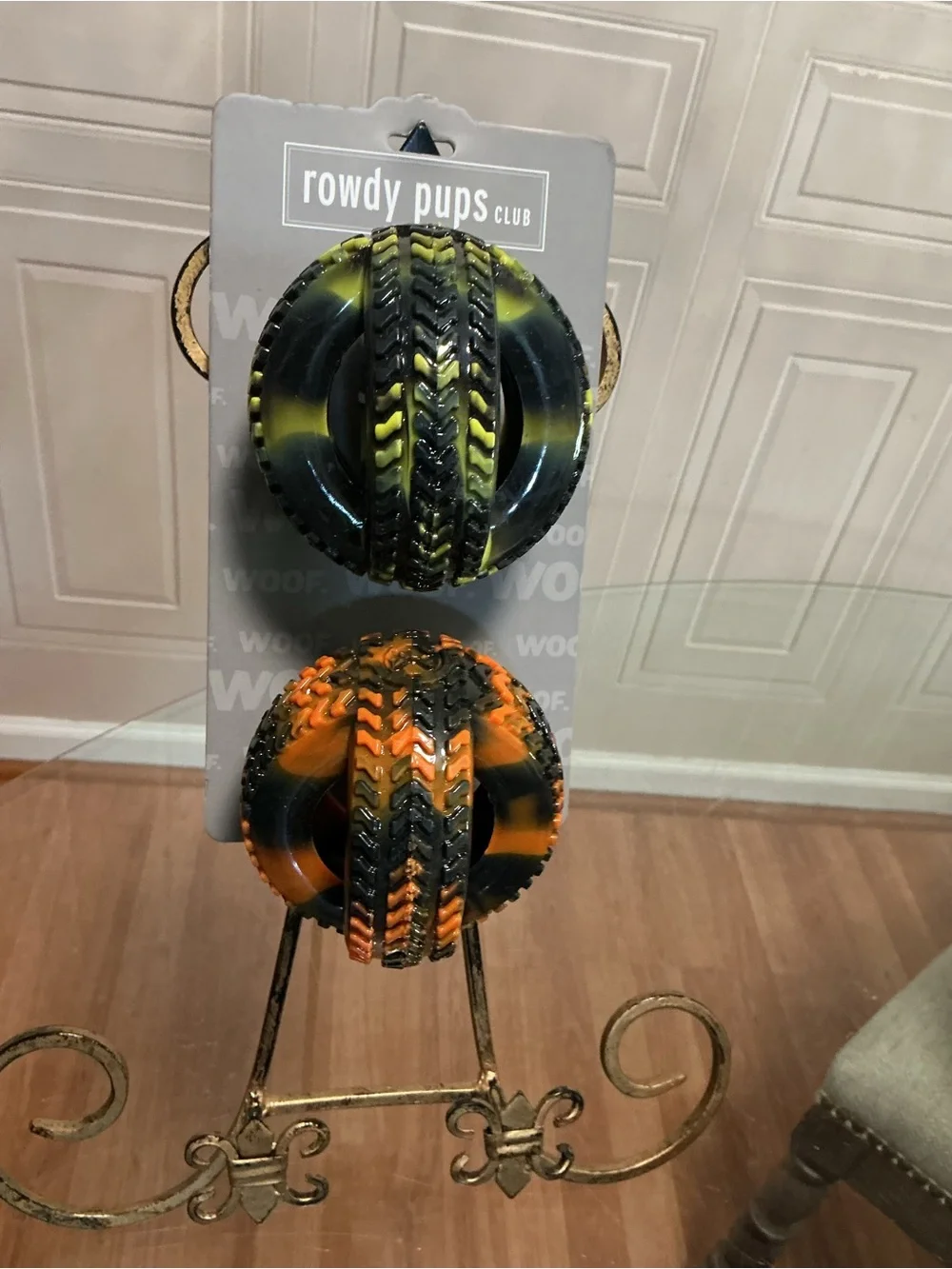 Rowdy Pups Set Of 2 Splatter Cage Ball Dog You With Vanella Scented  3”
